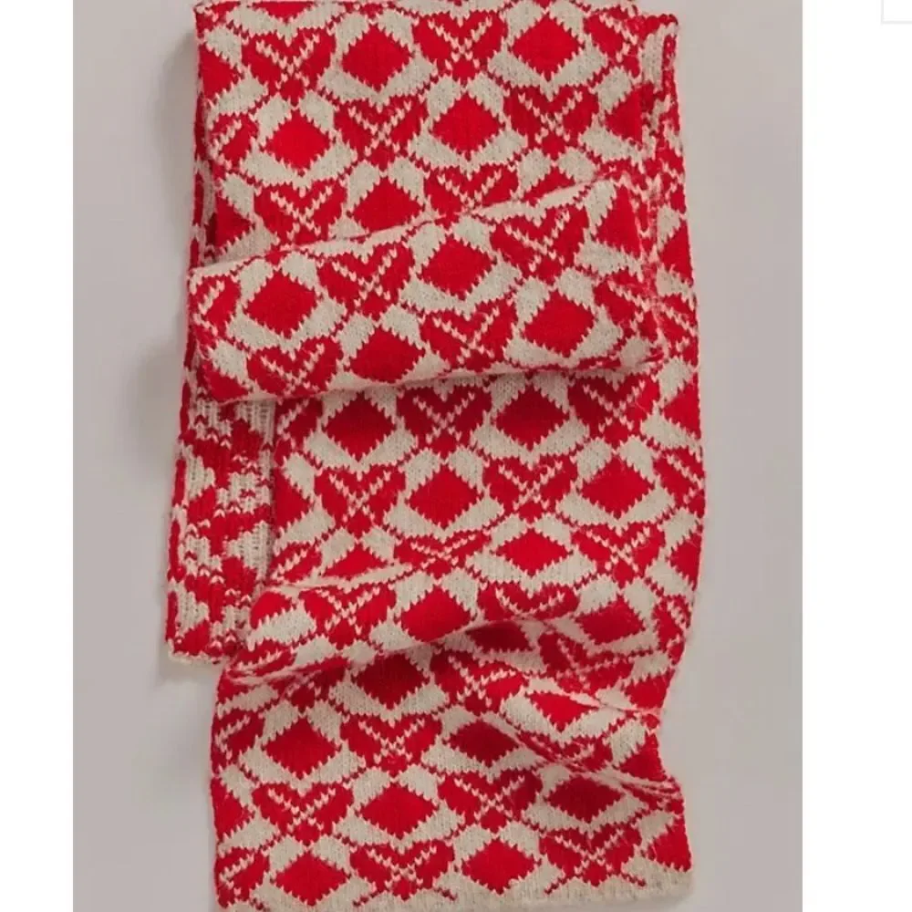 FREE PEOPLE Matchback Scarf - Red